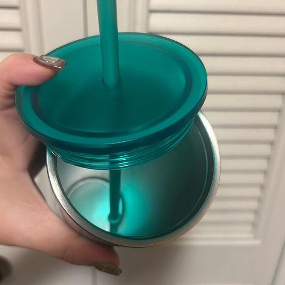 ✨Starbucks 2022 Summer Stainless Blue Green Purple Ombre Tumbler 24oz✨ - Picture 5 of 5